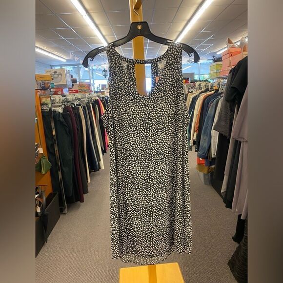 Old Navy Medium black/white dress NEW - Picture 1 of 3